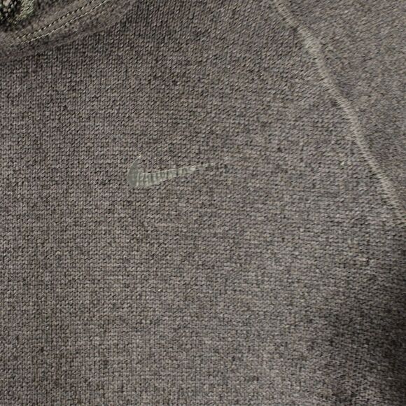 Nike Hypernatural Therma Fit Hoodie Women’s Dark Gray Knit Pullover Size M - Picture 4 of 10